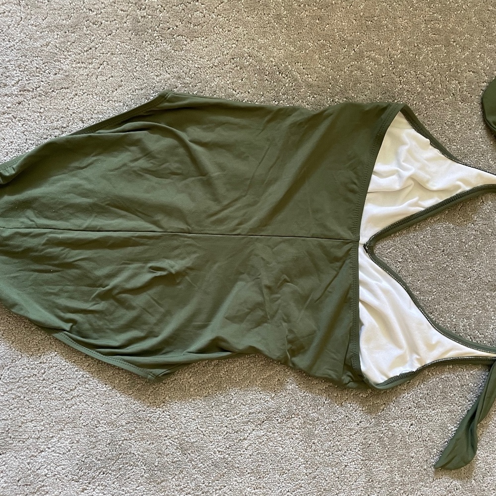 Athleta one piece halter tie